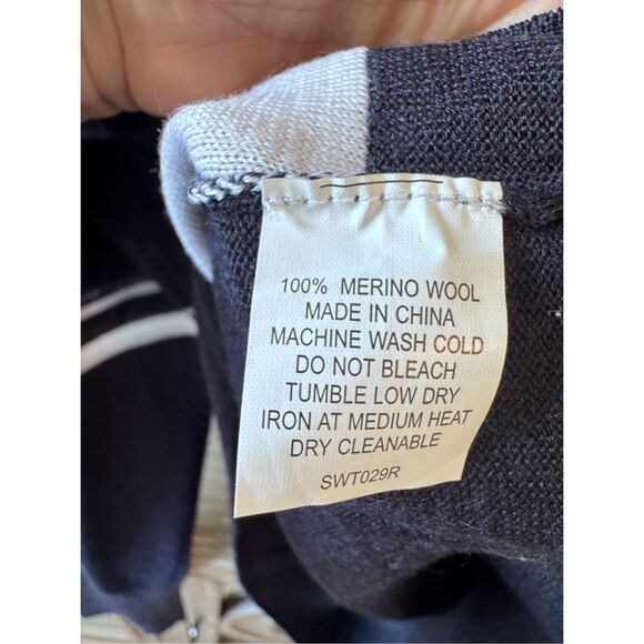 L'ETOILE SPORT Racquet Sweater in Navy, Red, White Size Small - Picture 5 of 7